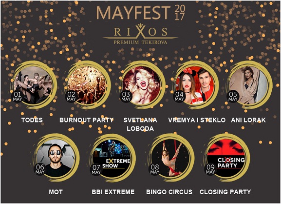 MAY FEST 2017 Rixos Premium Tekirova 5*